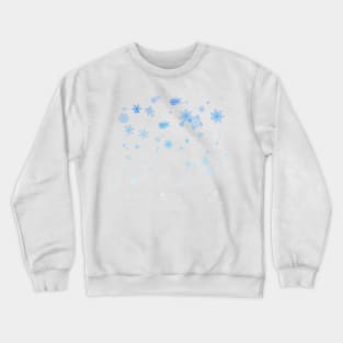 Snowflake Pattern Crewneck Sweatshirt